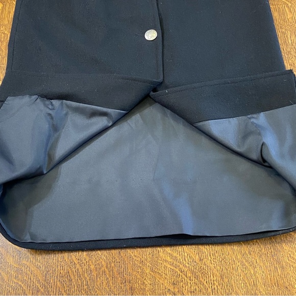 VINTAGE PIONEER WEAR RED RIVER WESTERN COWGIRL WOOL BUTTON MIDI SKIRT - Picture 12 of 14